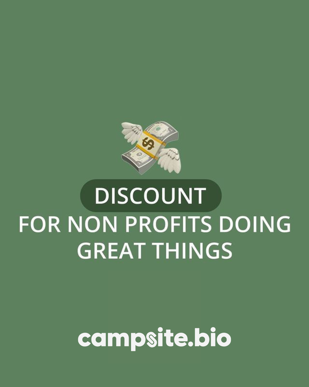 Campsite.bio non-profit discount