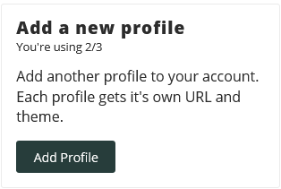 Add new profile